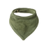 Dark Green coloured terry baby dribble bib