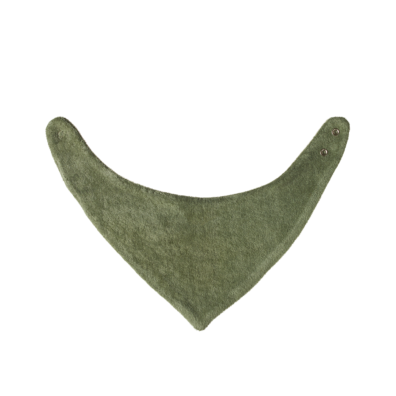 Dark Green coloured terry baby dribble bib
