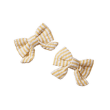 Golden strip hair clips