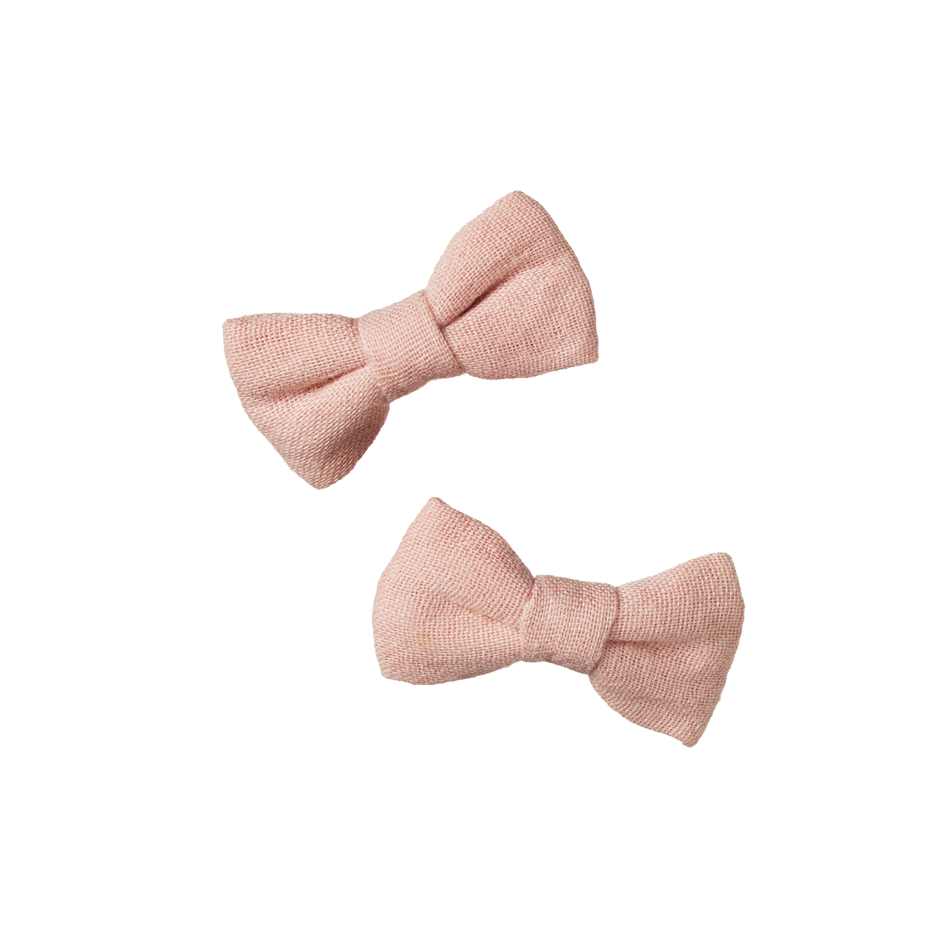 Rose pink hair clips