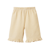 Golden Stripe Cotton Flare Pants