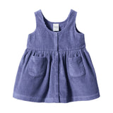 Nature Baby Amelia Pinafore in a beautiful Heron colour at Cerise NZ
