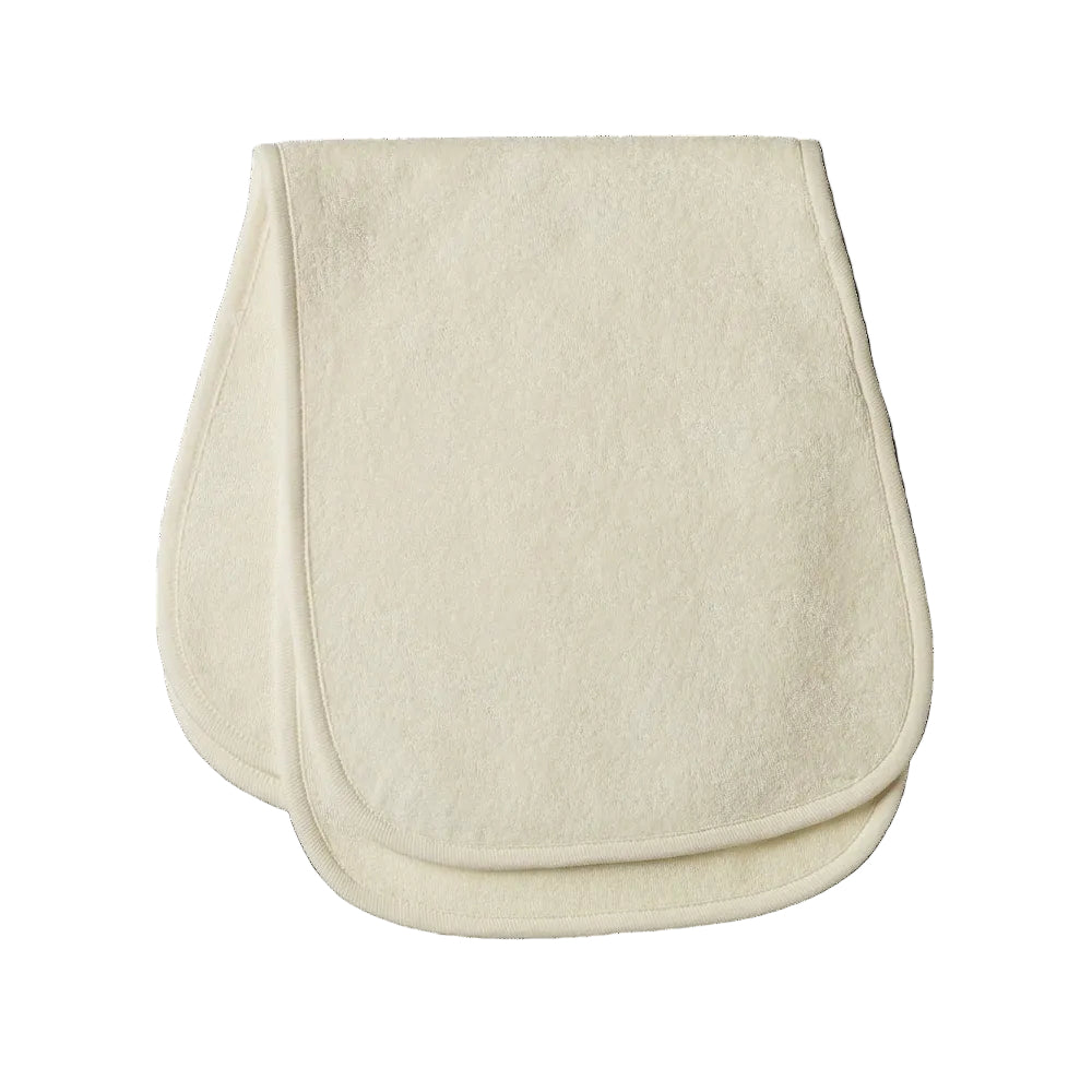 Nature Baby 2 pack Burp Cloth in natural colour at Cerise.