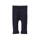 Nature Baby Cotton Rib Lou Pants in Navy Colour at Cerise
