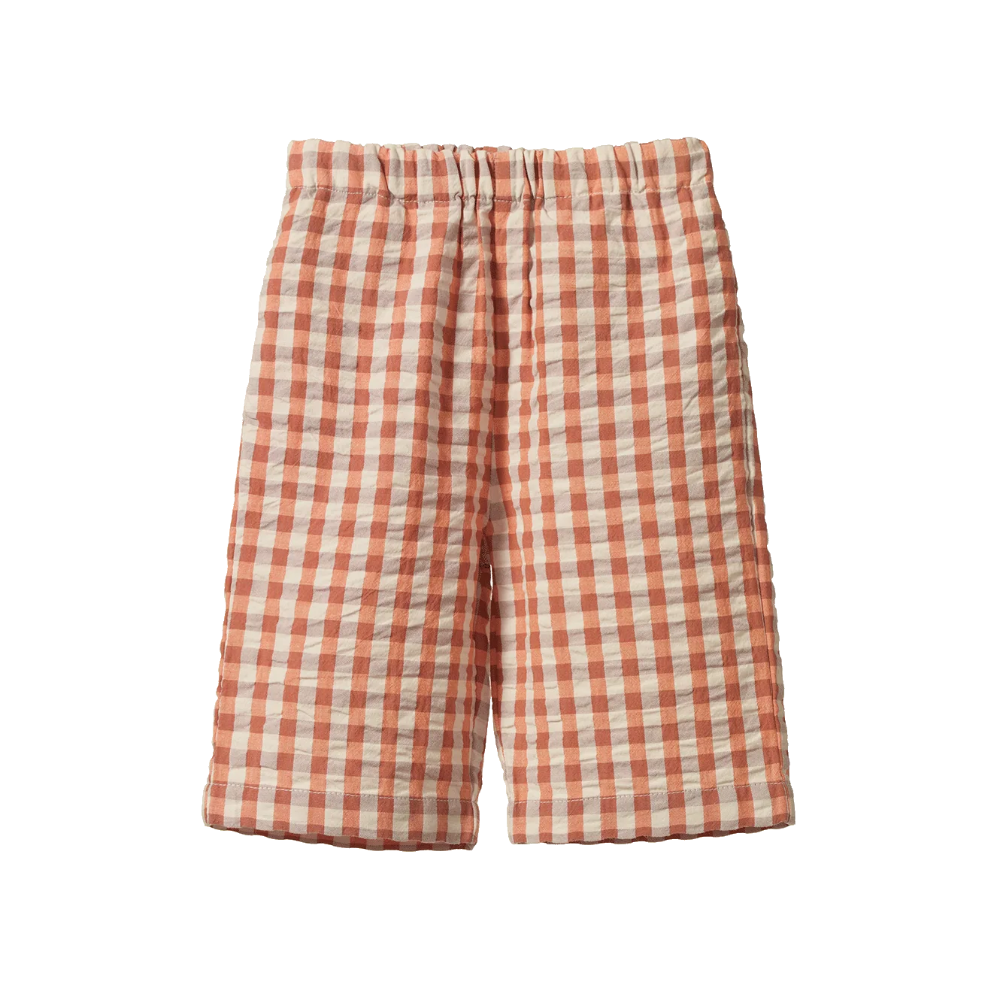 Nature Baby Pippin Pants in Dandelion Gingham at Cerise