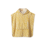 Nature Baby Poncho Towel in Kitchen Garden Print at Cerise.