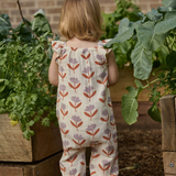Nature Baby Tilda Suit in Fleretter Print at Cerise.