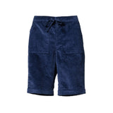 Navy Blue soft cord pants by nature baby with front pockets and elasticated back.  Have folding cuffs.