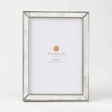 Mother of Pearl and silver rimmed photo frame