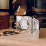 Pewter Double Round Photo Frame