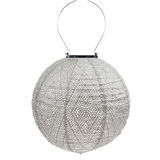 Lumiz Solar Lantern 30cm Round Light Taupe colour