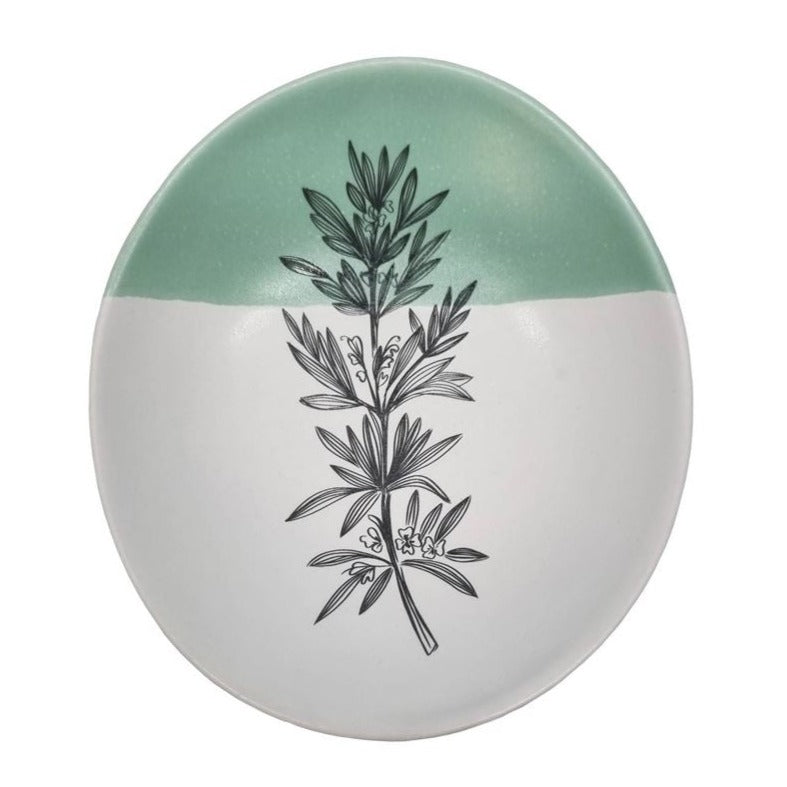 Rosemary decorated porcelain bowl 10cm 