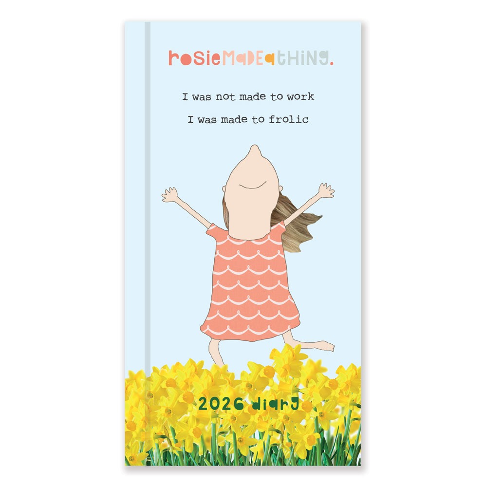 Rosie made a thing 2026 Diary showing front cover