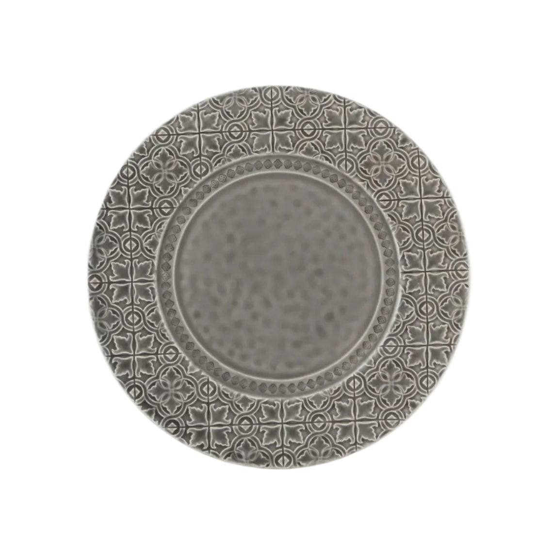 Rua Nova Anthracite Large Plate by Bordello Pinheiro