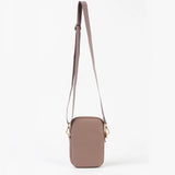 Rose crossbody bag on a white background
