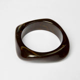 Bangle Square | Black Agate | Stella + Gemma