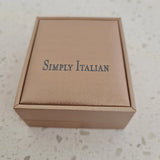 Contemporary Bright Crystal Earrings | Simply Italian