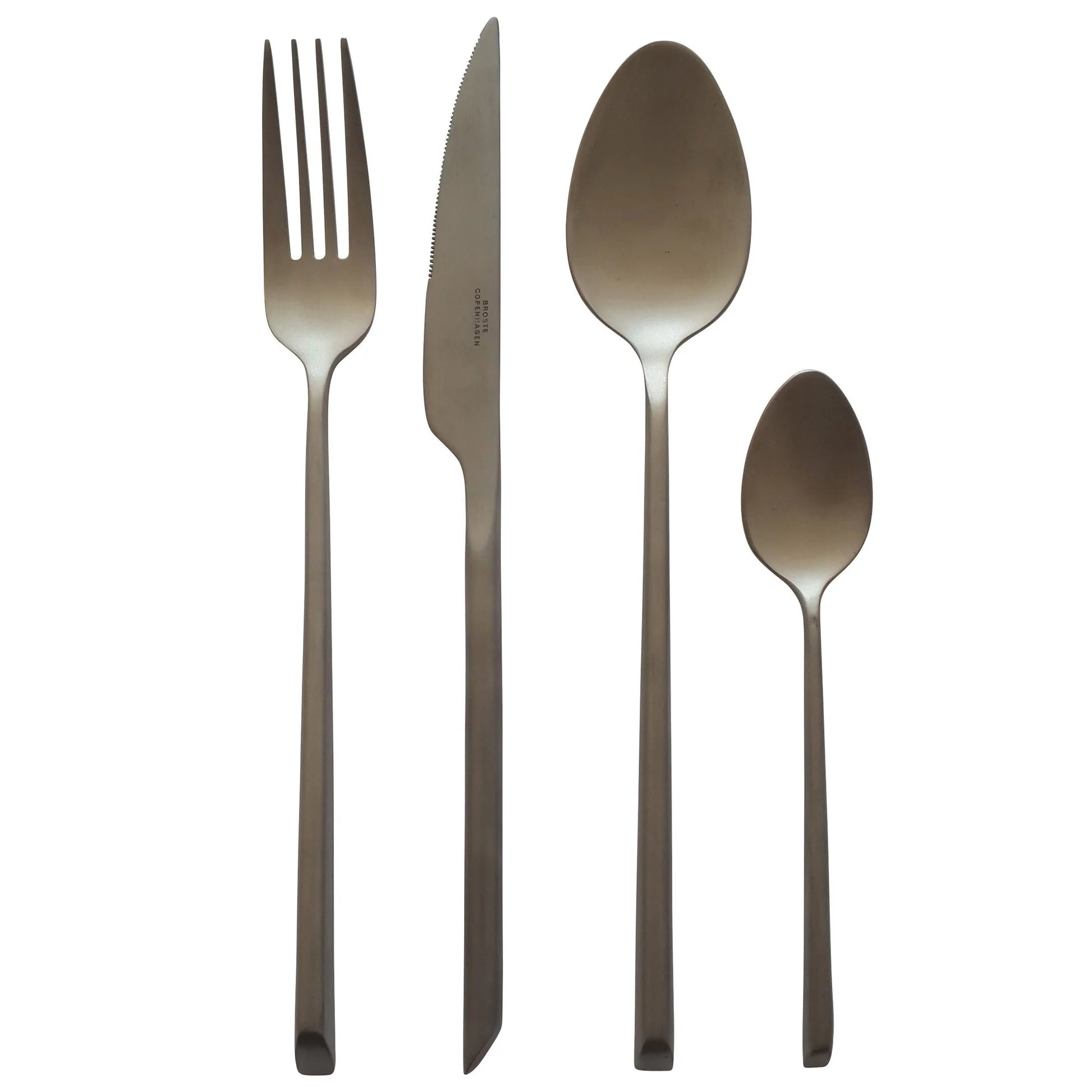 Broste Sletten Satin Silver 16 piece stainless steel cutlery set