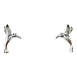 Pair of Sterling Silver hummingbird studs
