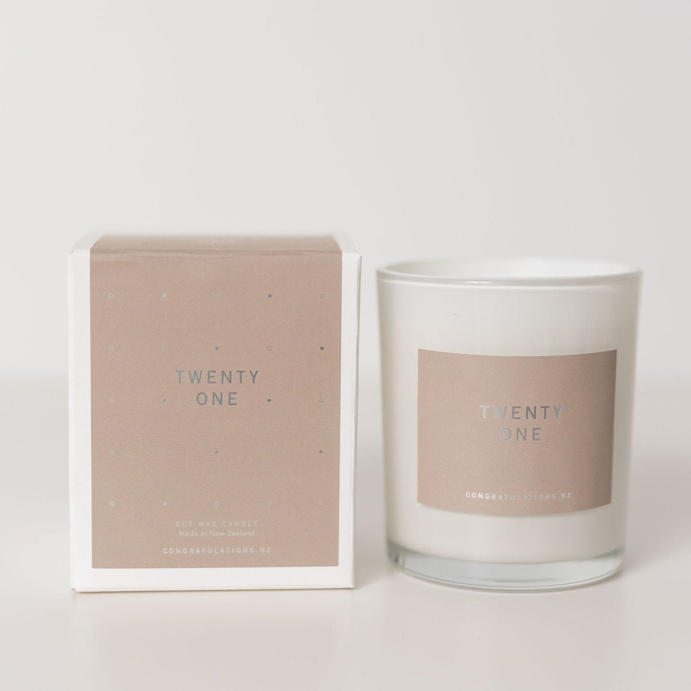 Twenty First Celebration Candle