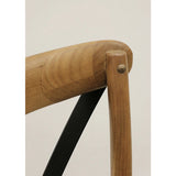 Vienna Elm Chair | Metal Cross Back