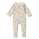 Wilson & Frenchy Zipsuit with feet in Whispering Willows Print at Cerise. Round neckline with concealed zipper for safety, Long sleeves with fold-over mittens (newborn to 000), Full length with enclosed feet for warmth, Two-way zip closure for quick and easy changes.
