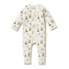 Wilson & Frenchy Petit Garden organic Zipsuit with Feet