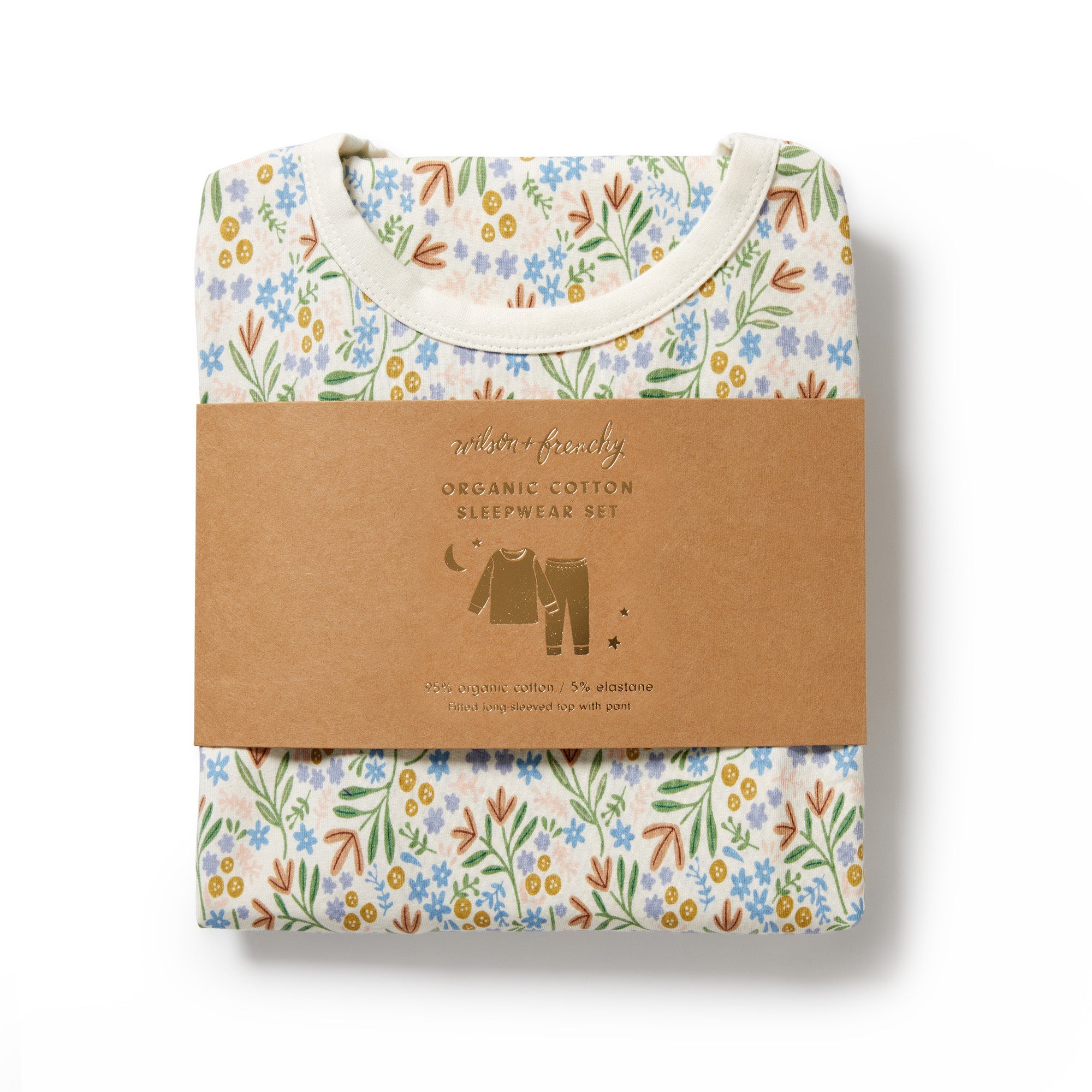 Wilson & Frenchy Tinker floral Organic Long Sleeved Pyjamas