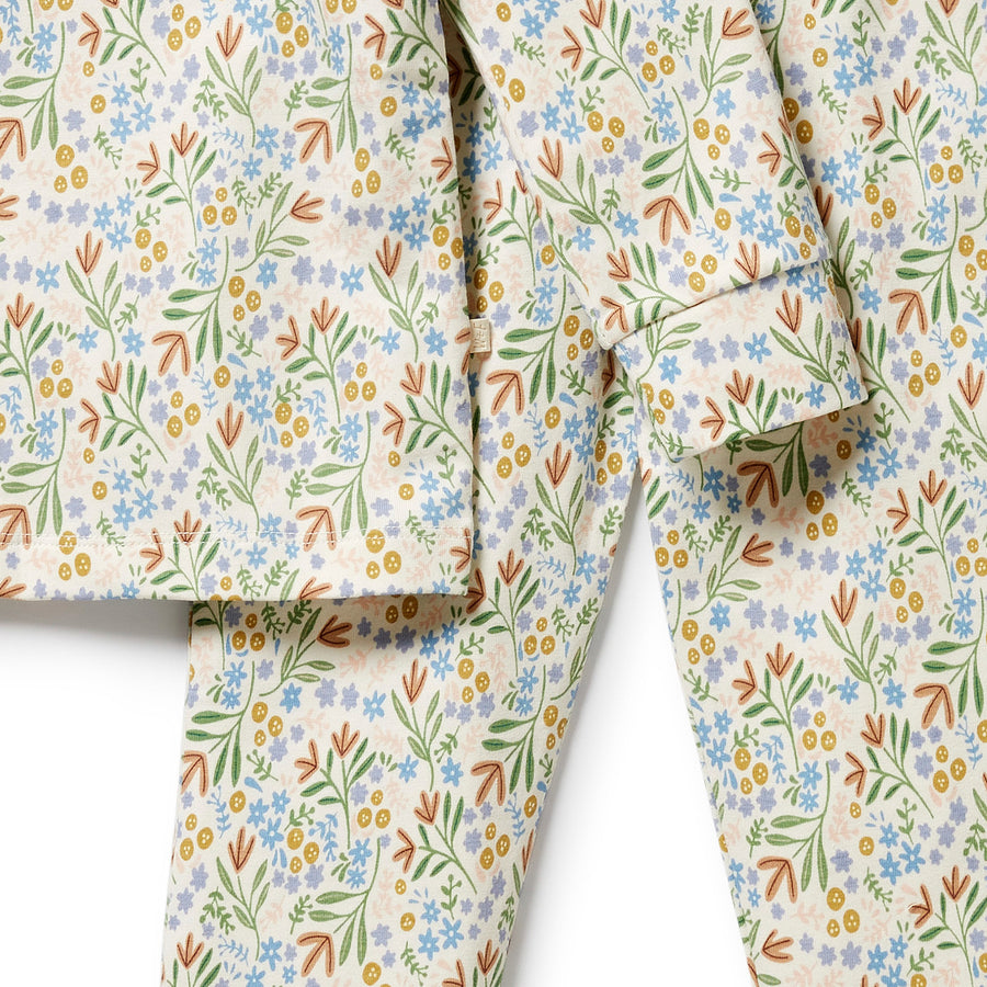 Wilson & Frenchy Tinker floral Organic Long Sleeved Pyjamas