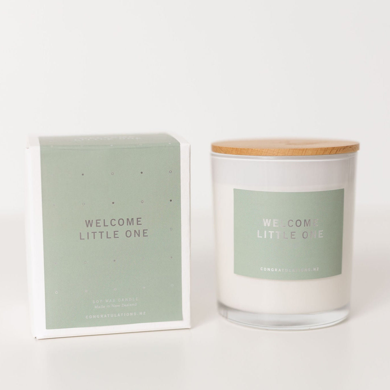 New Baby Welcome candle