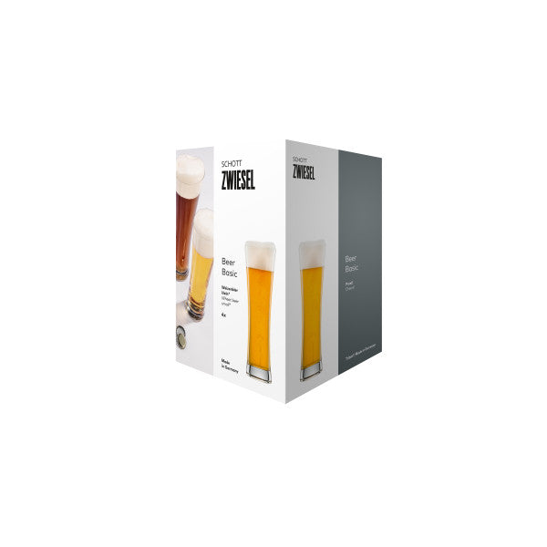 Set of 4 Wheat Beer glasses 451ml Schott Zweisel
