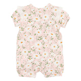 Baby romper with floral pattern