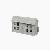 Long Grey tin tealight house