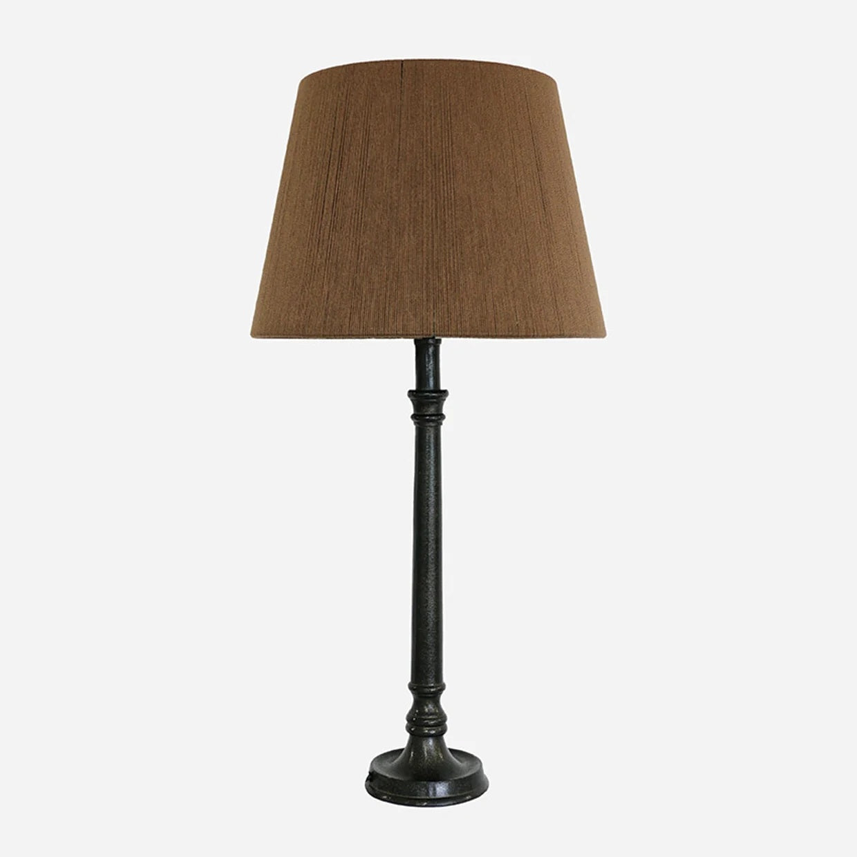 The CC Interiors Petite Lamp Base in Slate Finish at Cerise.  Crafted with a sleek metal construction, this compact lamp base features a sophisticated slate finish that adds depth and texture while complementing a wide range of decorating styles.

Its petite proportions make it an ideal choice for smaller spaces, bedside tables, shelves, consoles, side tables and occasional furniture.