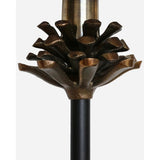 CC Interiors Pine Cone Lamp Base in Antique Brass and Black finish at Cerise.  Add character and timeless elegance to your interior with the CC Interiors Pine Cone Lamp Base in Antique Brass and Black Finish. Featuring a distinctive pine cone-inspired design, this decorative lamp base combines warm antique brass tones with classic black detailing for a sophisticated, sculptural look.
