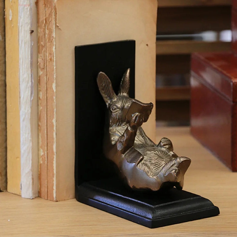 CC Interiors Set of Rabbit Book Ends in Brass Finish at Cerise. The warm brass finish brings an elegant metallic accent to your interior, while the playful rabbit design adds personality and visual interest. Perfect for styling books, magazines and coffee-table collections, this set of rabbit bookends is an easy way to create a considered and characterful display.