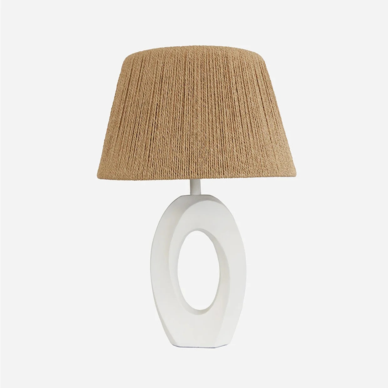 CC Interiors Orbital Lamp Base in Matt White at Cerise. Bring a clean, contemporary aesthetic to your interior with the CC Interiors Orbital Lamp Base in Matt White. Featuring a distinctive sculptural form and soft matt white finish, this statement lamp base combines modern design with understated elegance.