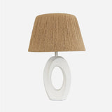 CC Interiors Orbital Lamp Base in Matt White at Cerise. Bring a clean, contemporary aesthetic to your interior with the CC Interiors Orbital Lamp Base in Matt White. Featuring a distinctive sculptural form and soft matt white finish, this statement lamp base combines modern design with understated elegance.