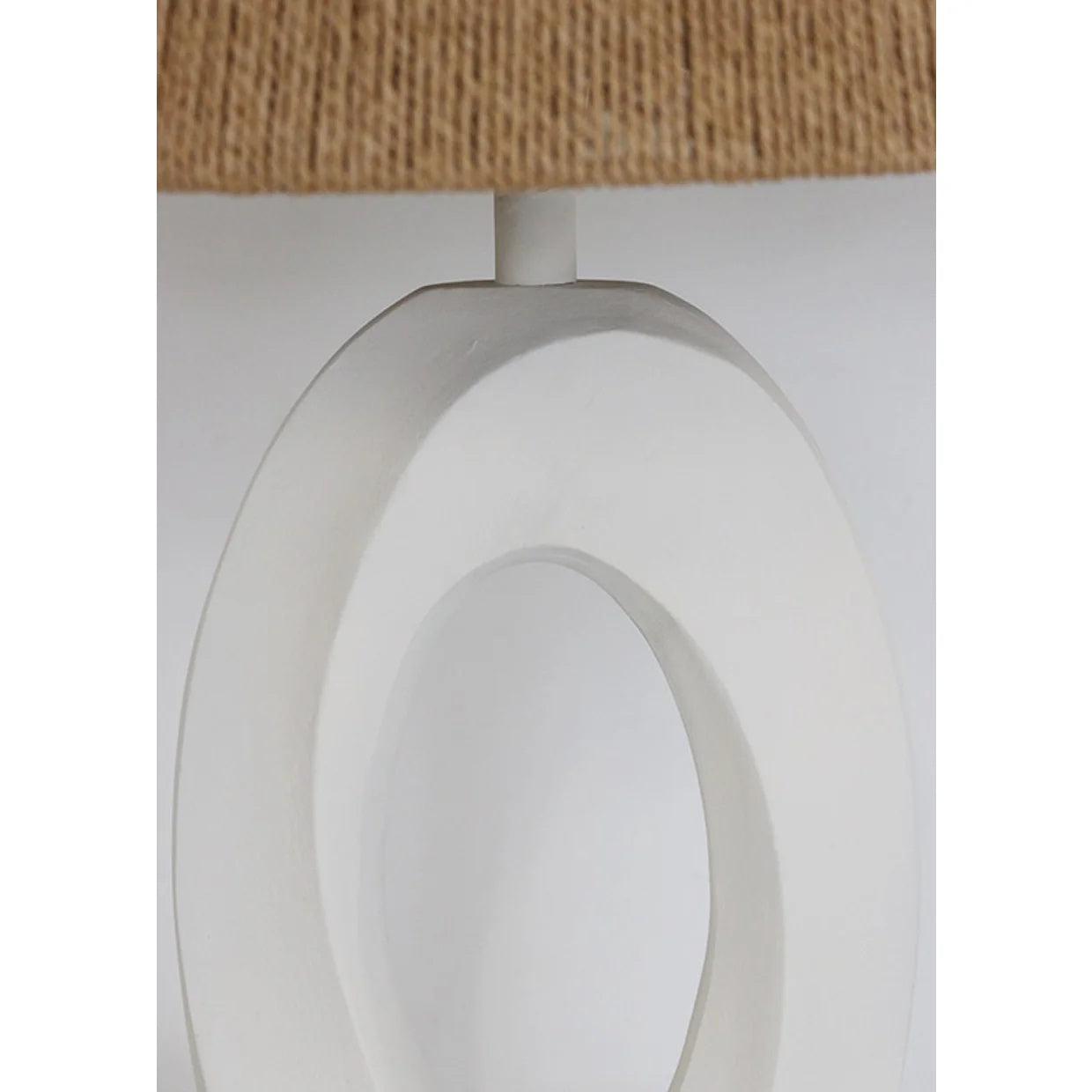 CC Interiors Orbital Lamp Base in Matt White at Cerise. Bring a clean, contemporary aesthetic to your interior with the CC Interiors Orbital Lamp Base in Matt White. Featuring a distinctive sculptural form and soft matt white finish, this statement lamp base combines modern design with understated elegance.