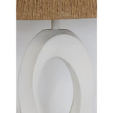 CC Interiors Orbital Lamp Base in Matt White at Cerise. Bring a clean, contemporary aesthetic to your interior with the CC Interiors Orbital Lamp Base in Matt White. Featuring a distinctive sculptural form and soft matt white finish, this statement lamp base combines modern design with understated elegance.