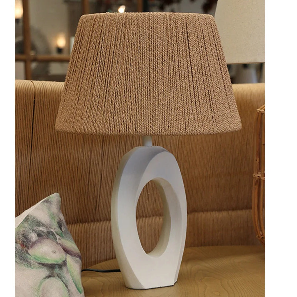 CC Interiors Orbital Lamp Base in Matt White at Cerise. Bring a clean, contemporary aesthetic to your interior with the CC Interiors Orbital Lamp Base in Matt White. Featuring a distinctive sculptural form and soft matt white finish, this statement lamp base combines modern design with understated elegance.