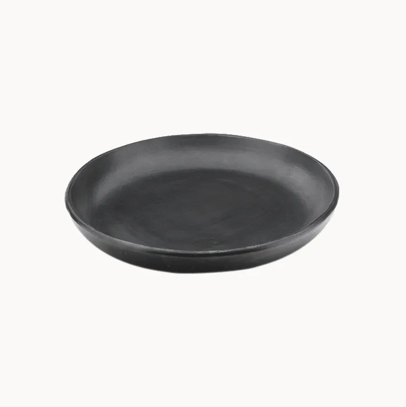 Round Black La Chamba Platter