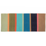 mulit striped cotton rug