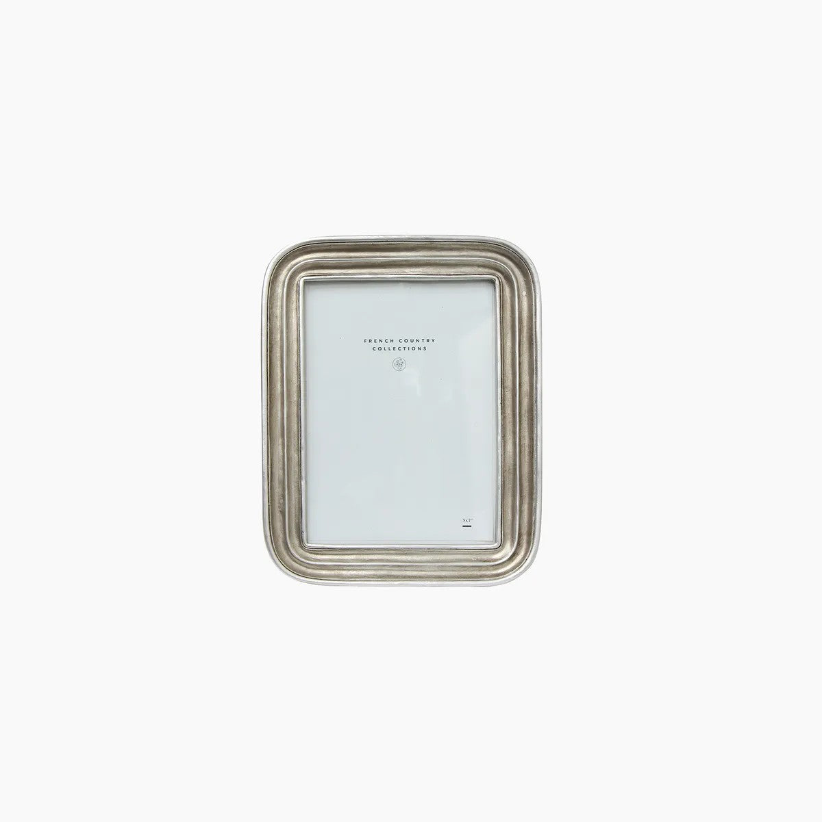 Chunky silver coloured photo frame
