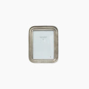 Chunky silver coloured photo frame