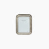 Chunky silver coloured photo frame