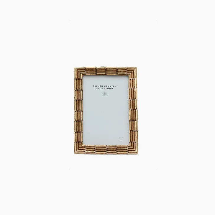 Gold coloured photo frame