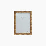 Gold coloured rectangular photo frame