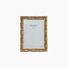 Gold coloured rectangular photo frame