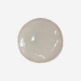 CC Interiors Lisette Dish in Sand Ceramic Glaze with Dot detail around outer edge.  Measure 125mm diameter.